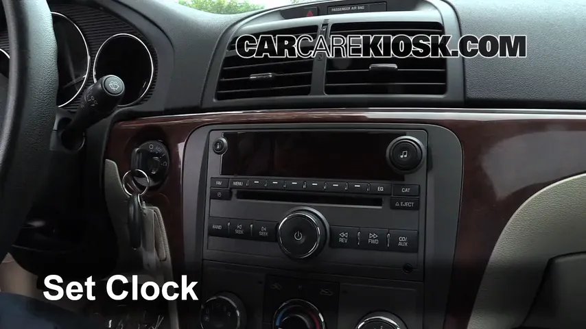 2008 Saturn Aura XE 3.5L V6 Clock Set Clock